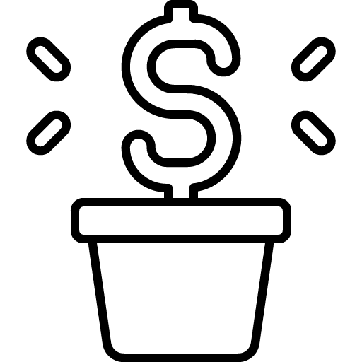 Icon representing retirement and wealth transition planning